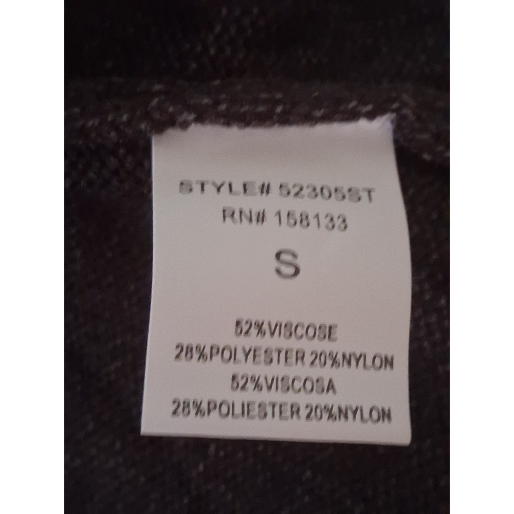 Pink Clover Stitch Fix Womens Grey Button Shoulder Long Sleeve Knit Sweater NWT - Picture 6 of 7